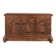 Coffre – Chêne – Détails sculptés et marqueterie – vers 1860