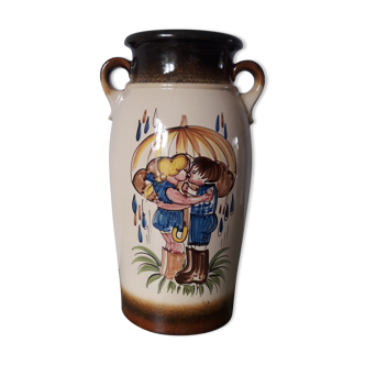 Vintage ceramic umbrella stand