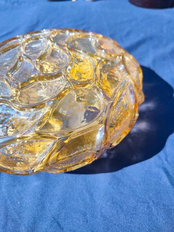 Hillebrand amber lamp 30cm