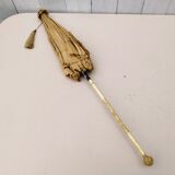 Old silk and carved ivory umbrella