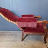 Authentic Voltaire reclining armchair in very good condition