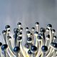 Lampe Pistillo, applique ou plafonnier en chrome Valenti Luce, design 1970