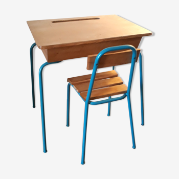 Desk and Chair set blue Teal
