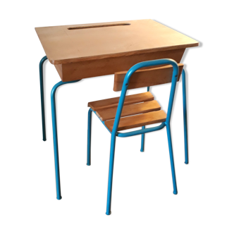 Desk and Chair set blue Teal