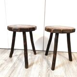 Pair of tripod stools