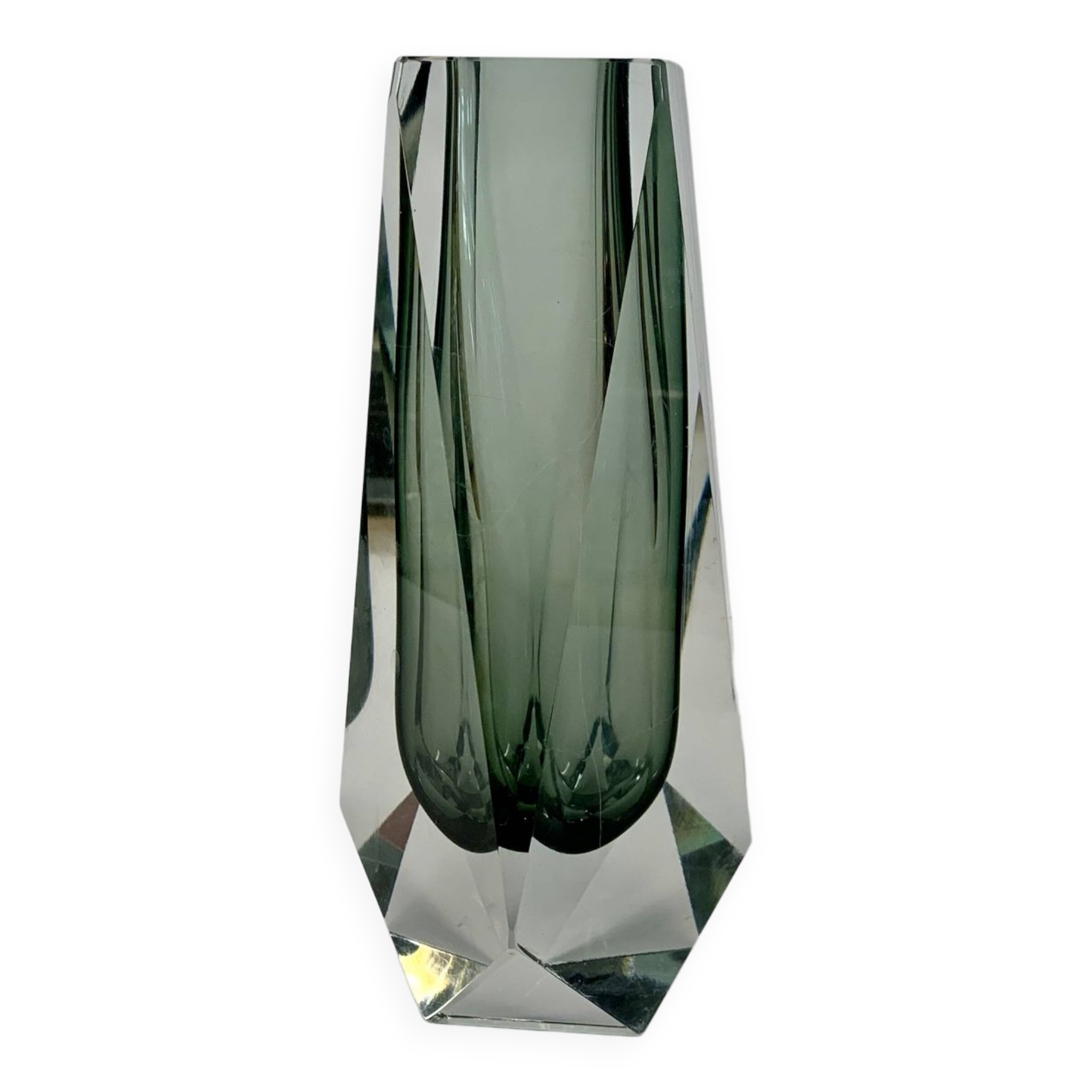 Vase by F. Poli for Murano, Italy, 1970s