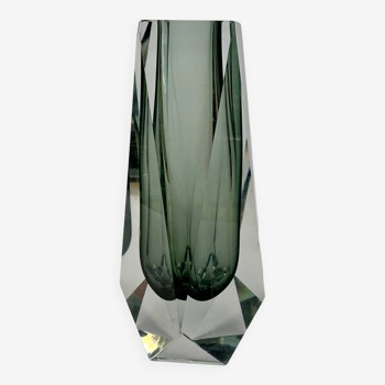 Vase de F. Poli pour Murano, Italie, années 1970