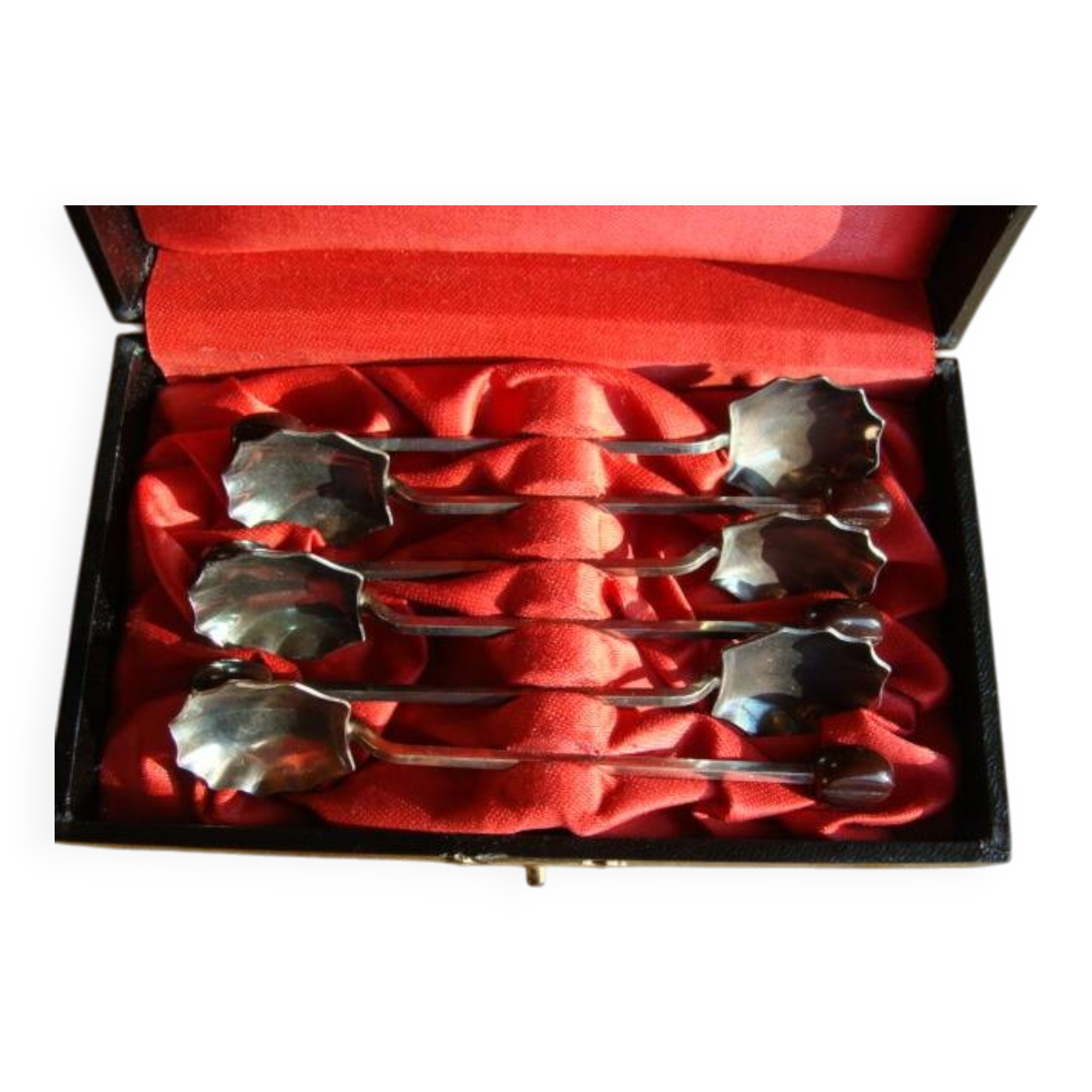 Art Nouveau Coffee Bean Mocha Spoons