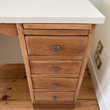 Revisited oak desk