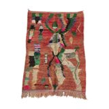 Moroccan Berber carpet Boujaad with colorful patterns 243x163cm