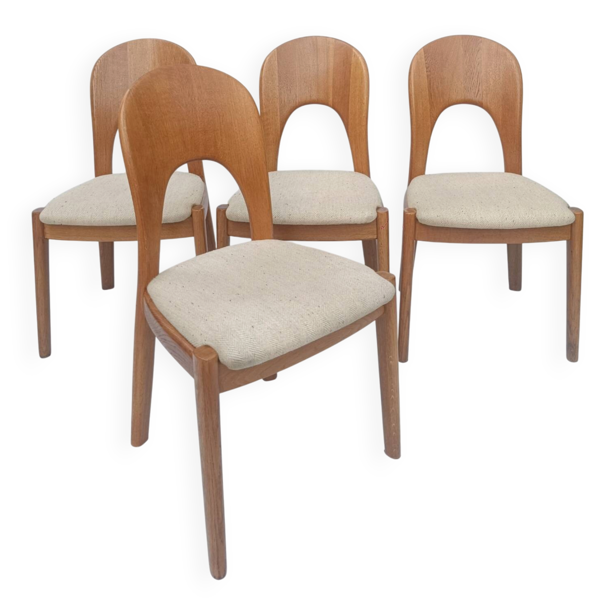 Chaises de salle à manger Morten attribuées à Niels Koefoed, ensemble de 4