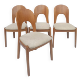 Morten Dining Chairs by attributed to Niels Koefoed, Set of 4
