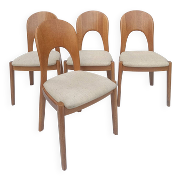 Morten Dining Chairs by attributed to Niels Koefoed, Set of 4