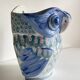 Vintage Chinese Porcelain Owl Planter