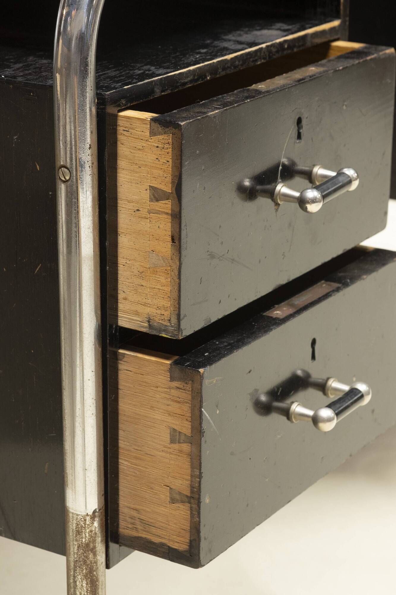 Swedish Funkis Writing Desk, Bauhaus-Inspired, 1940s