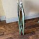 Pair of antique vintage camping metal chairs plianfer