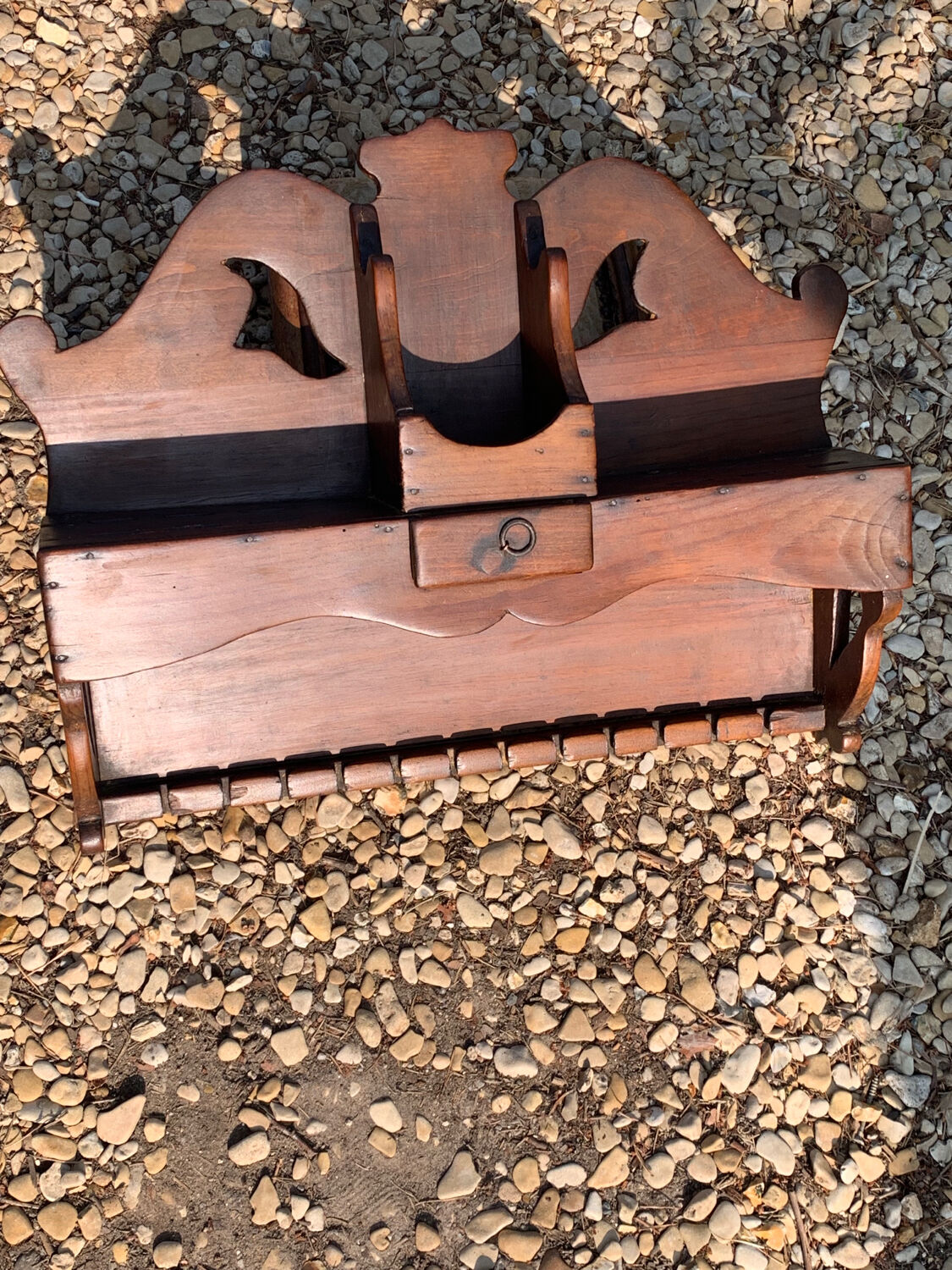 Shelf/utensil holder from the early 19th century