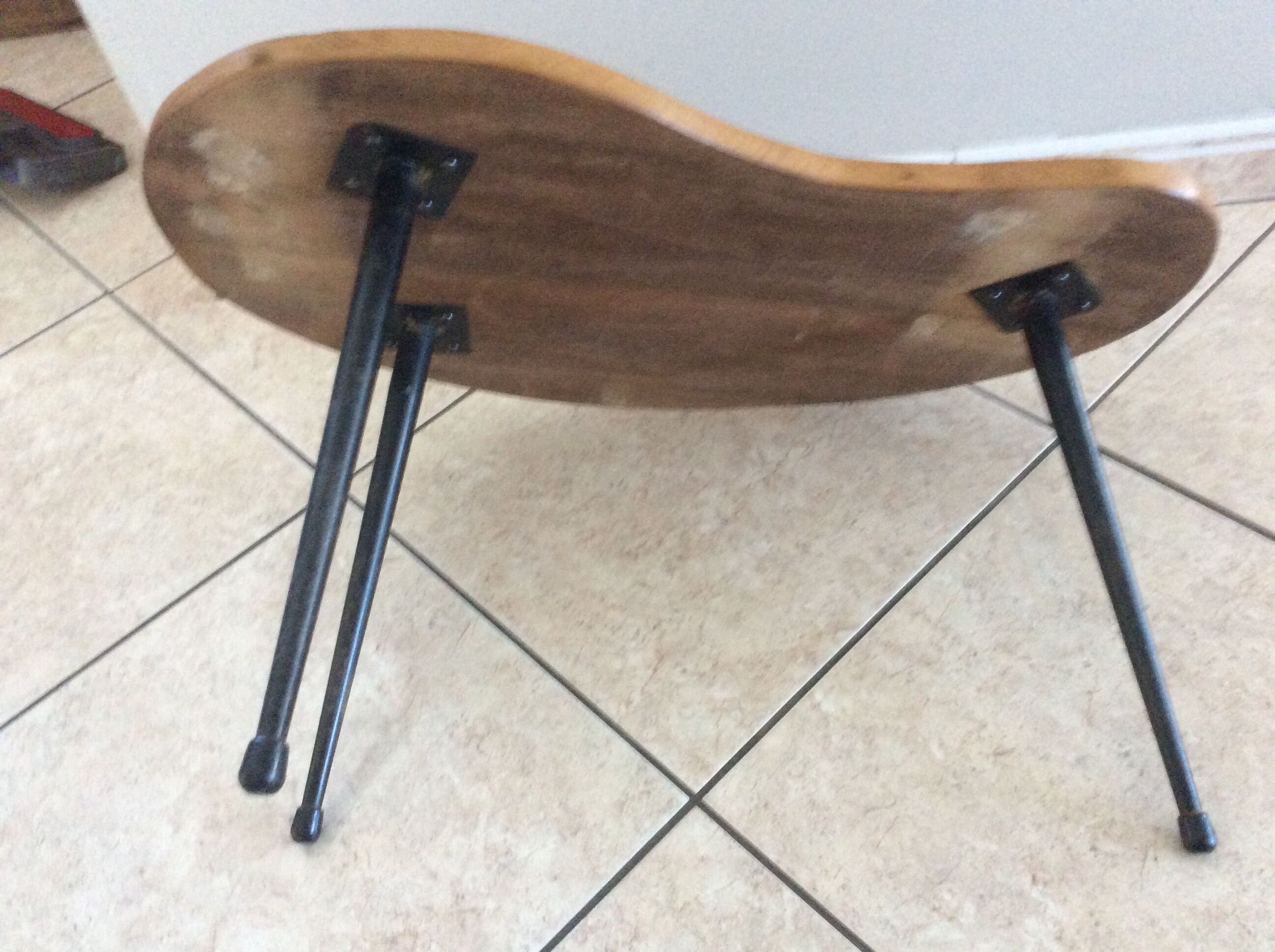 Vintage bean-shaped coffee table