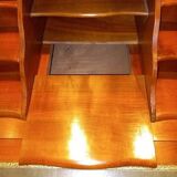 Antique drop-front secretary desk