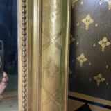Louis Philippe era mirror with gold leaf  82x101cm