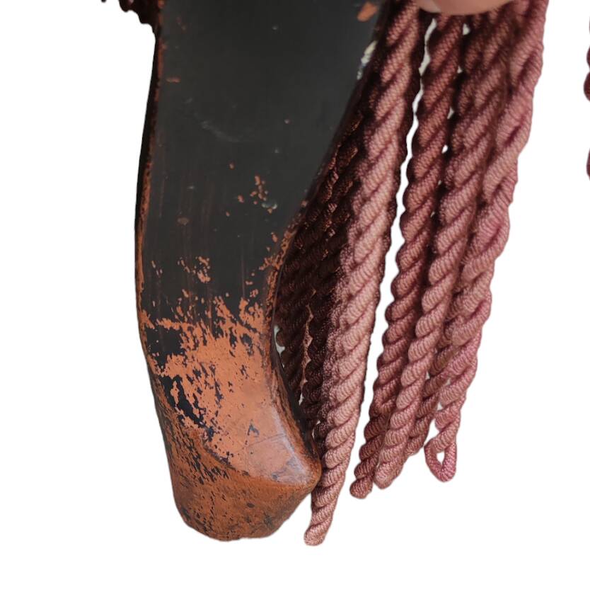 Old Napoleon III toad armchair