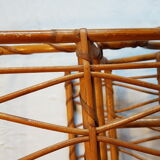 Rattan wicker magazine door from the 70s