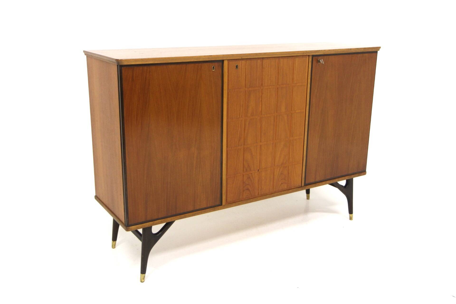Scandinavian teak sideboard, Smålands Taberg, Sweden, 1960.