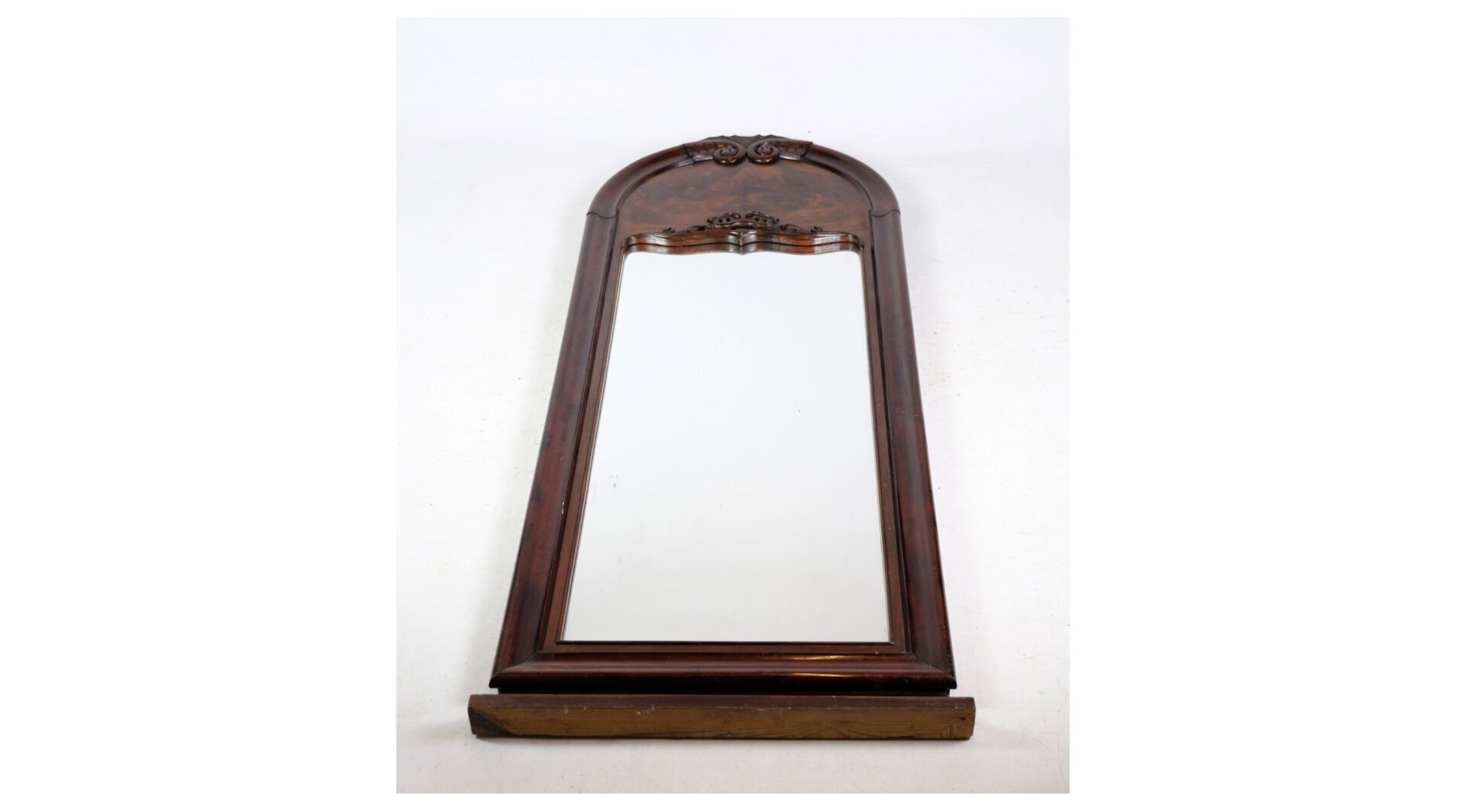Antique Christian VIII Mirror in Mahogany from around the Year 1860s