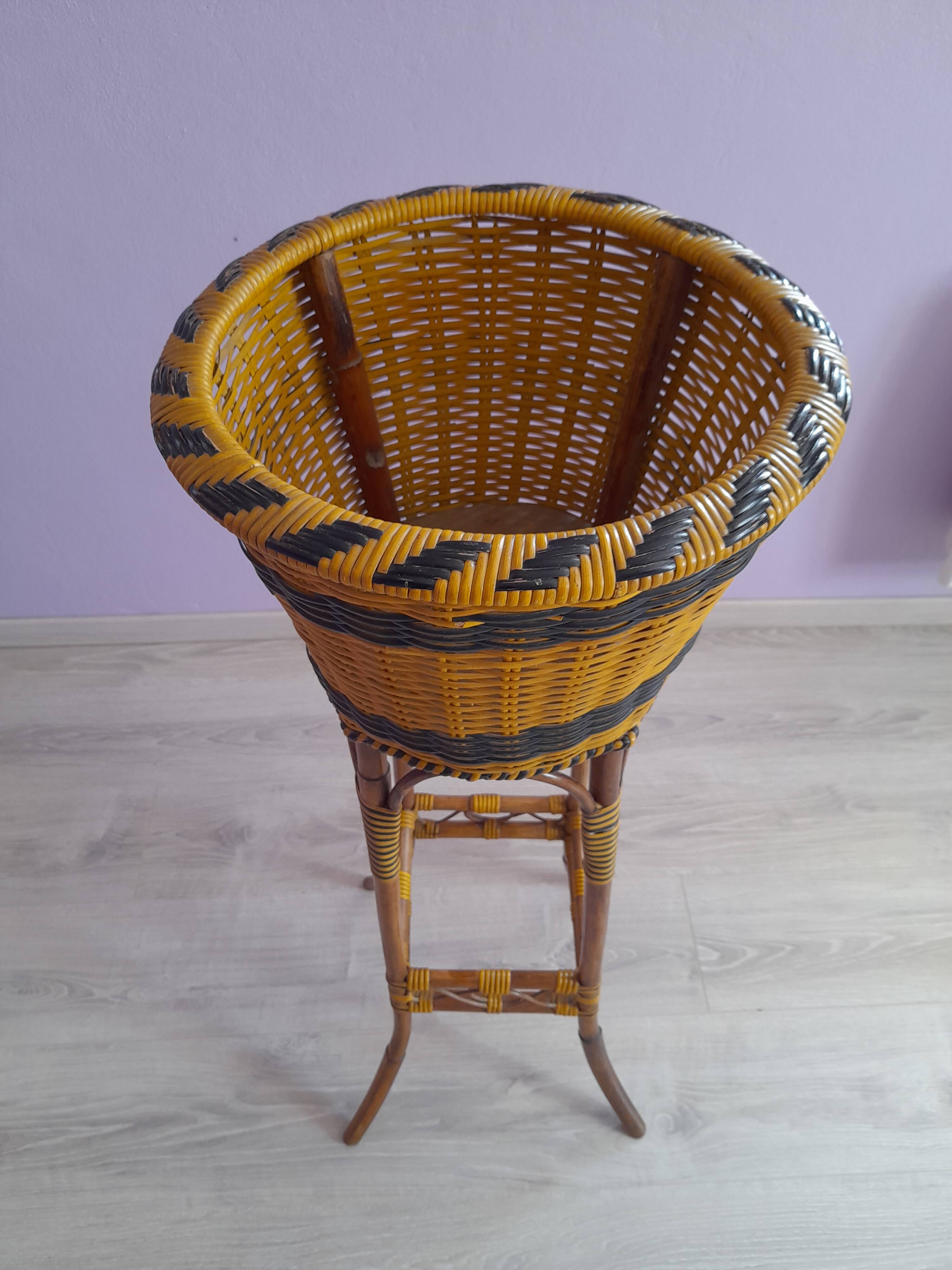 Vintage pedestal planter