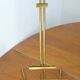 Table mirror on a brass easel
