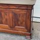 Walnut sideboard, Louis Philippe style, three doors, three shelves