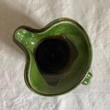 Provençal pitcher in green glazed earthenware