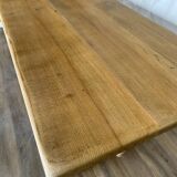 Solid elm monastery farm table
