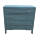 Blue vintage dresser