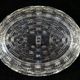 Large hen bonbonniere glass box style portieux vallerysthal
