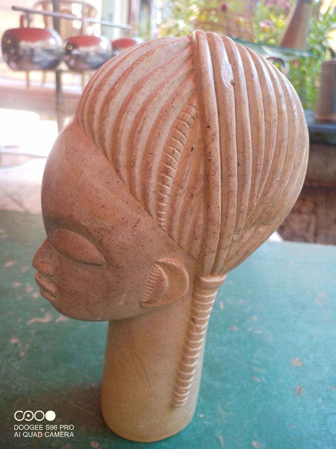 African stone statue