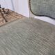Louis XV style cabriolet armchair in patinated wood and velvet