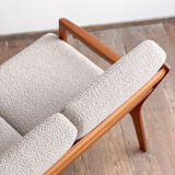 Canapé deux places, Ole Wanscher pour France & Son, série Senator, en teck