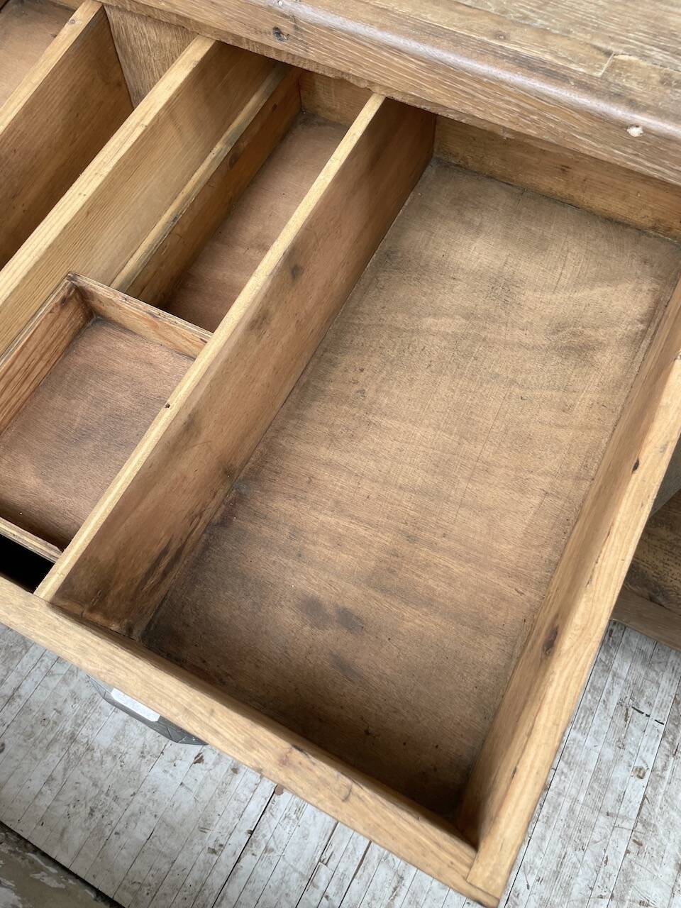 Comptoir en chêne XXL 260 cm