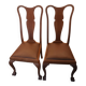 chaises chippendale style Queen Anne environ 1920