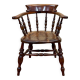 Fauteuil anglais en orme du XIXème