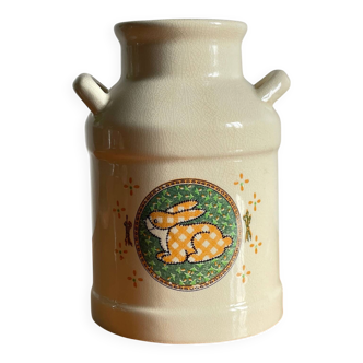 VASE Rabbit Ceramic TAIWAN Vintage