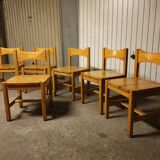 Set of 6 Hongisto Tapiovaara chairs 1960