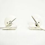 Paire de Lampes Bugia blanches de Giuseppe Cormio pour IGuzzini, 1970s