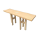 Cream resin console by Jean Claude Dresse, Belgium, 1970