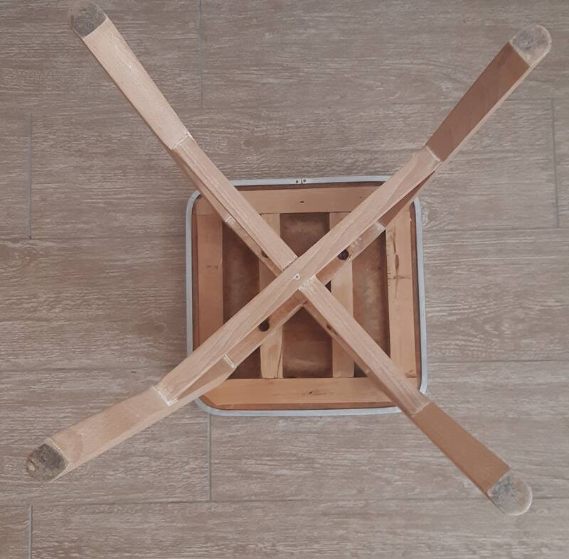 Vintage Scandinavian “LV” stool.