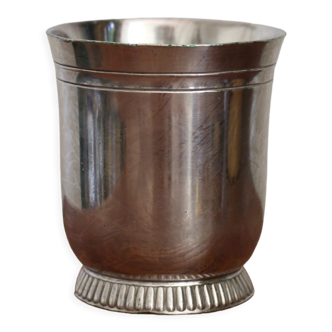 Timbale de baptême en argent massif