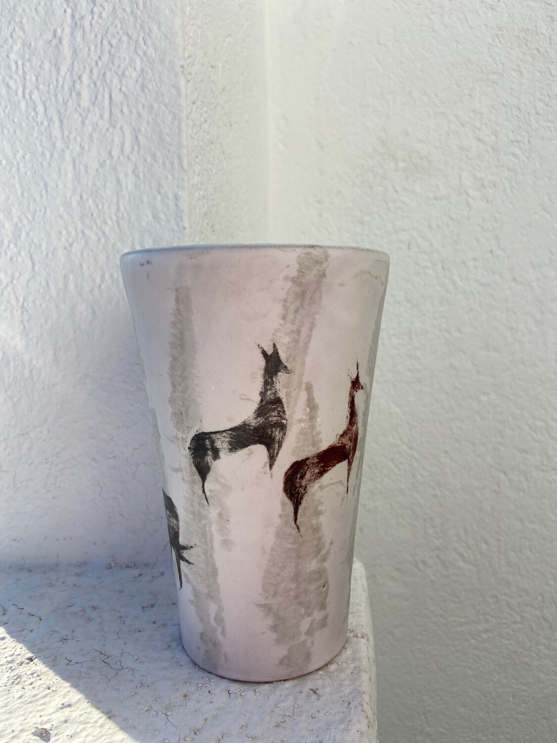 Vase en céramique, Austruy années 60