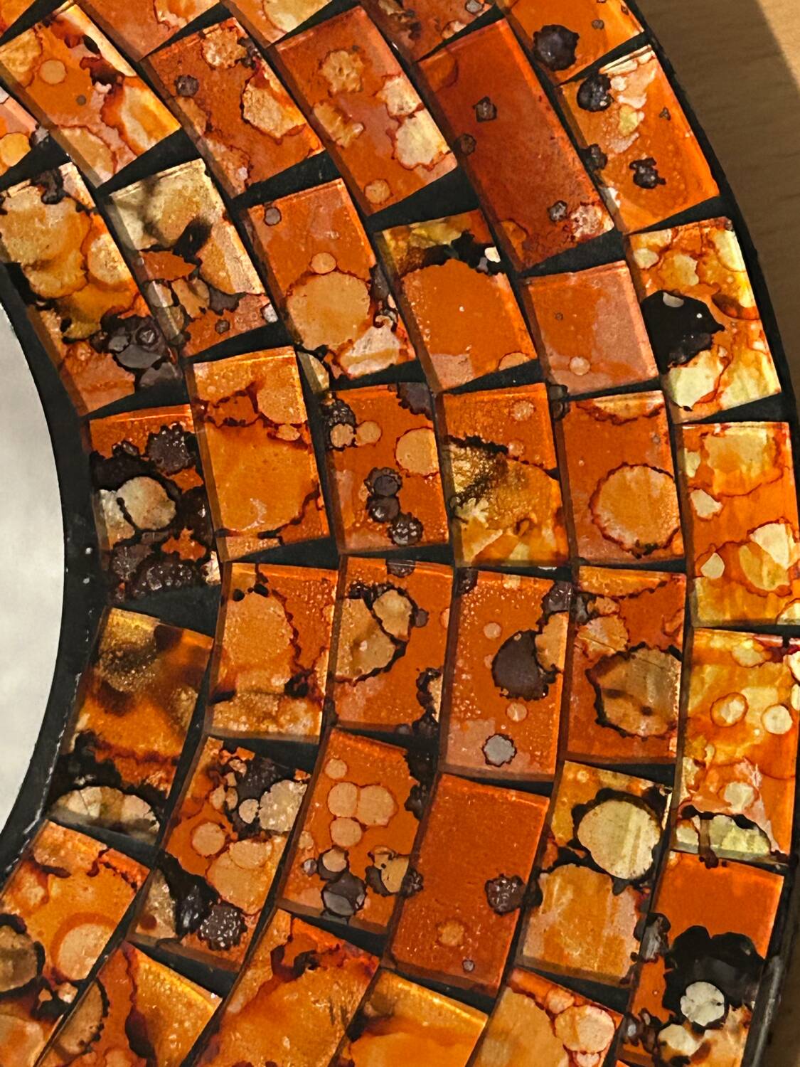 Vintage mosaic mirror