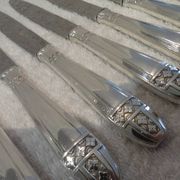 12 Dixi Grand Prix Monaco silver plated dessert knives 20.5cm